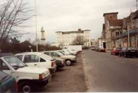 Seestraße und Hotel in den 90er Jahren